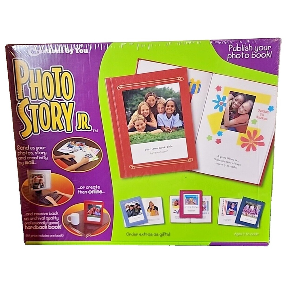 NEW Creations by You Photo Story Jr Photography Craft Kid Scrapbook Create Book!